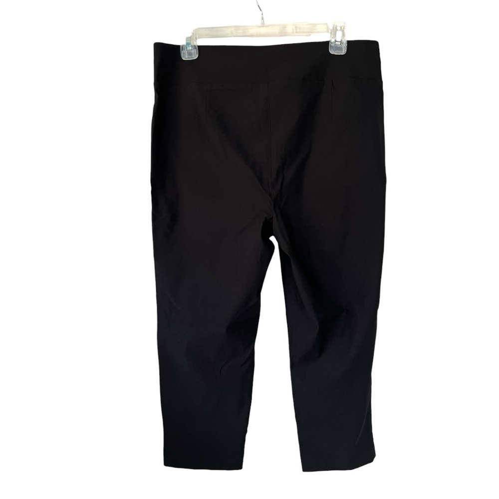 Rafaella Comfort Pull On Black Capri Size 12 - Picture 2 of 5